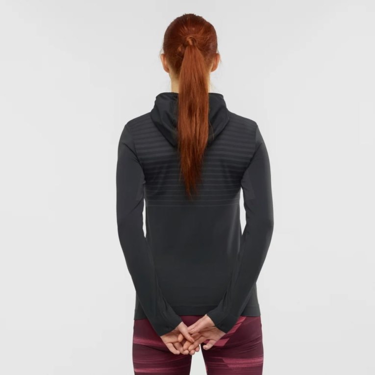 Sudaderas Salomon Essential Seamless Mujer Negros | MX YLQM306